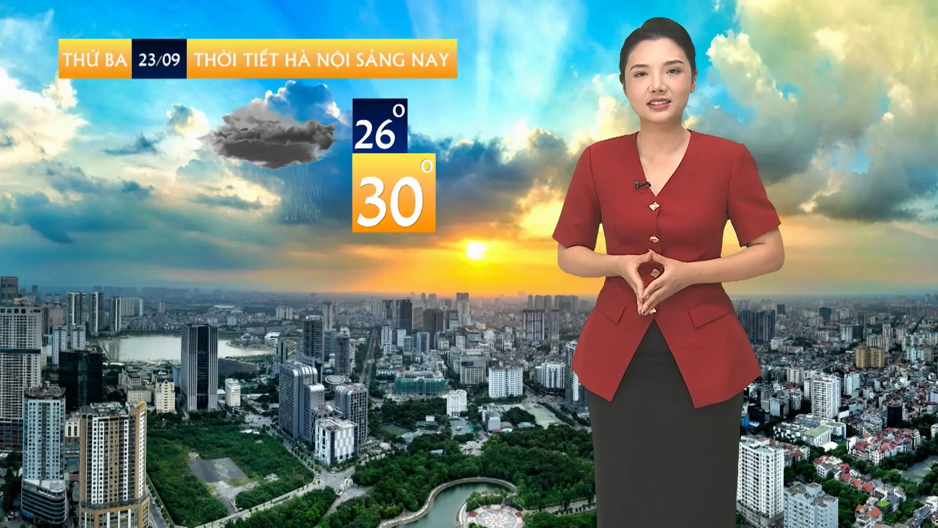 Dự báo thời tiết trưa | 23/09/2025
